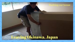 Packing our house on okinawa japan to ship san diego california