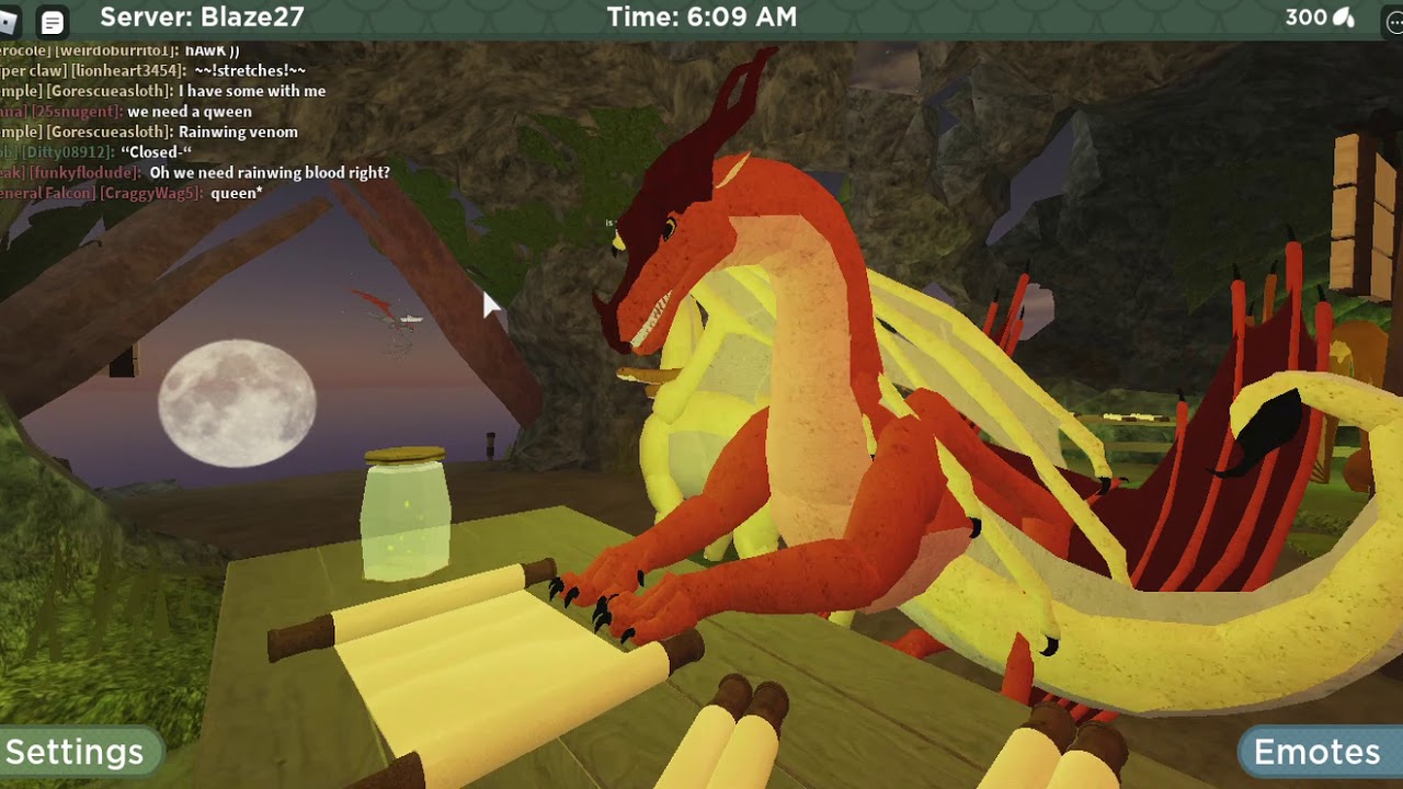 Playing different games also a bit of info of wings of fire updates