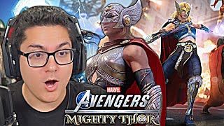 Marvel's Avengers Game - Mighty Thor Gameplay Reveal REACTION!