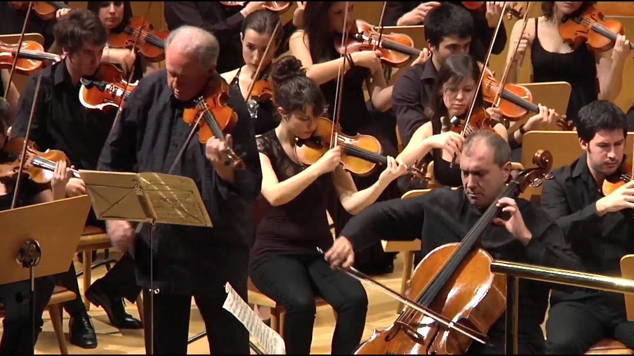 resistirse Cambiable Intestinos Brahms - Doble concierto violín, violonchelo y orquesta, OSCSMA, Juan Luis  Martínez (1/3) - YouTube