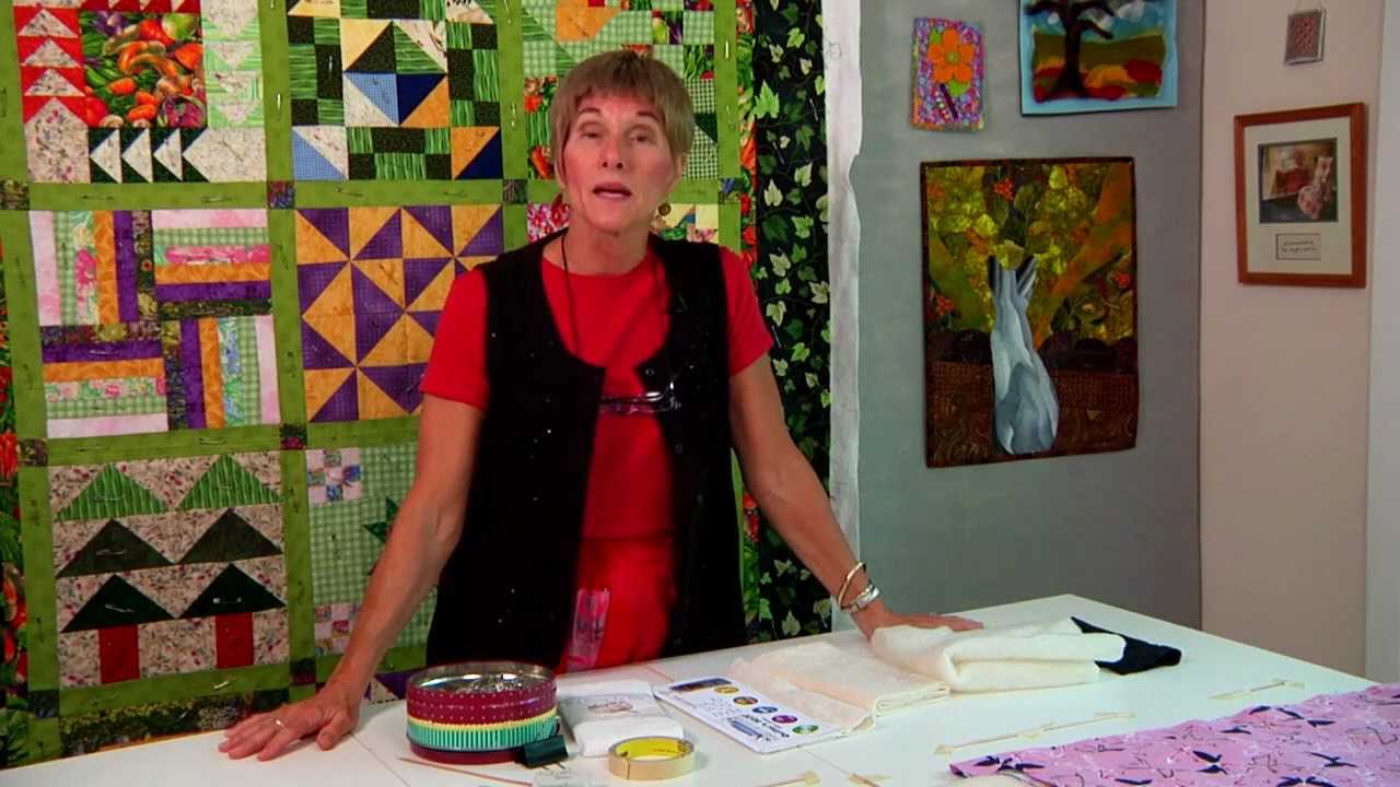 Correct Safety Pins for Basting from Machine Quilting with Wendy Bulter  Berns 