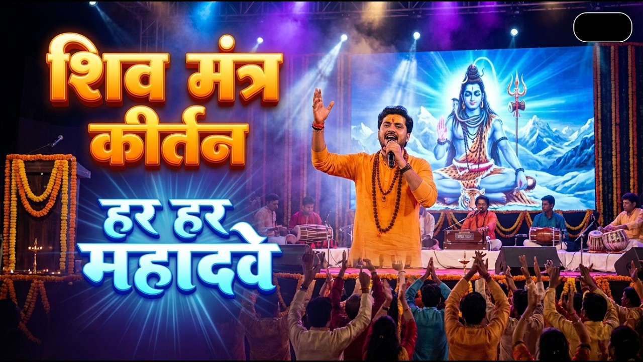 Powerful Shiv Mantra Kirtan | Har Har Mahadev Jaap| शिव मंत्र कीर्तन–हर हर महादेव | Om Namah Shivaya