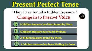 Present Perfect Tense Active and Passive Voice | English Grammar Quiz | No.1 Quality English