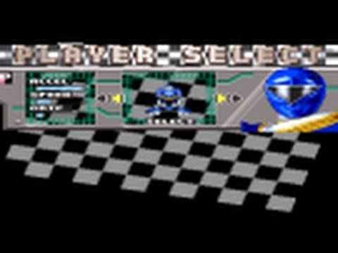 Saban's Power Rangers Zeo: Battle Racers (USA) Zeo Ranger Blue-SNES ...
