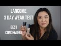 best concealer for mature skin? | lancome teint idole foundaiton & concealer | 3 day wear test