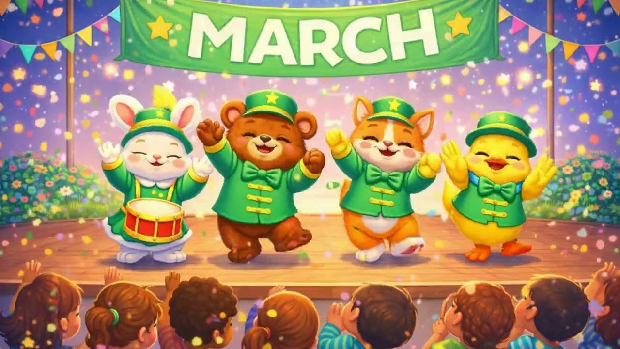 Marching Through March - Months of the Year - Thuggizzle Reads To Kids