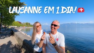 LAUSANNE em 1 DIA principais PONTOS TURISTICOS da Capital Olimpica na Suica fran