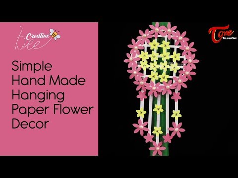 #StayHome #WithMe | Hanging Paper Flowers | Home Decor DIY | LearnersOne