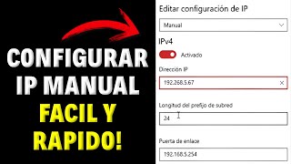 Change IP Address Manually in Windows 10, 8, 7, Vista and XP