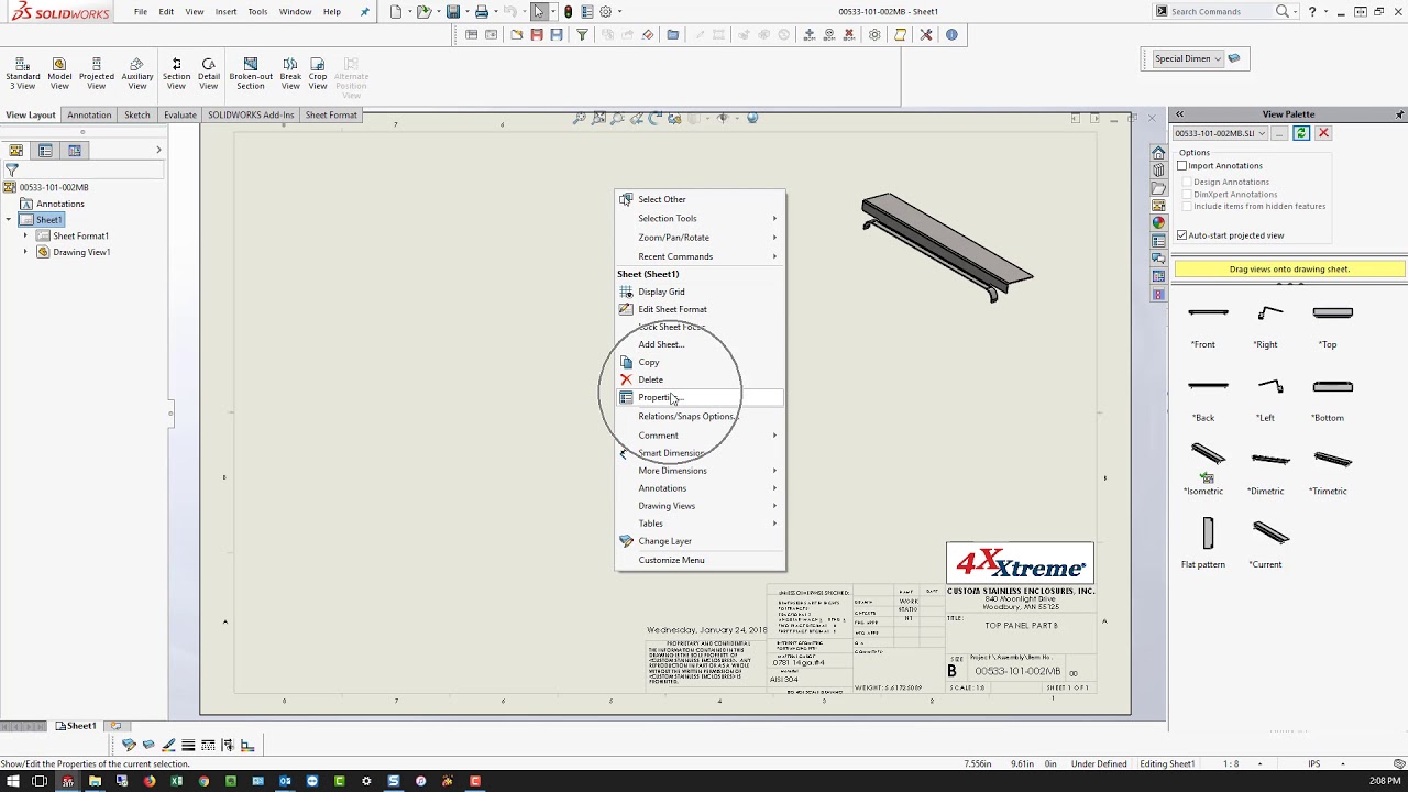 Animal Solidworks How To Show Sketch In Drawing 