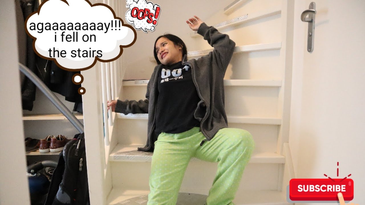 I FELL ON THE STAIRS PRANK ON BOYFRIEND - YouTube