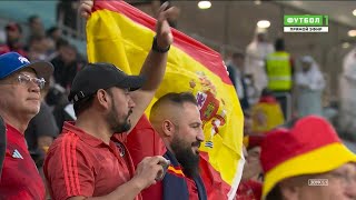 National Anthem Spain In the 3rd match against Japan at Qatar - world cup Qatar 2022