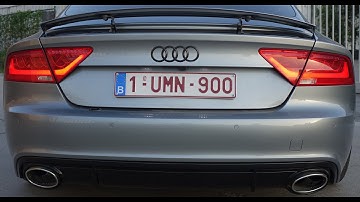 Audi A7  3.0 TDI Biturbo Install RS7 Diffuser