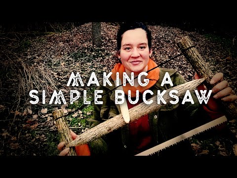 How to Make a Simple Bucksaw from a Sapling