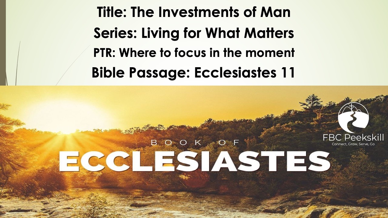 13 September 2026 First Baptist Church Peekskill Livestream