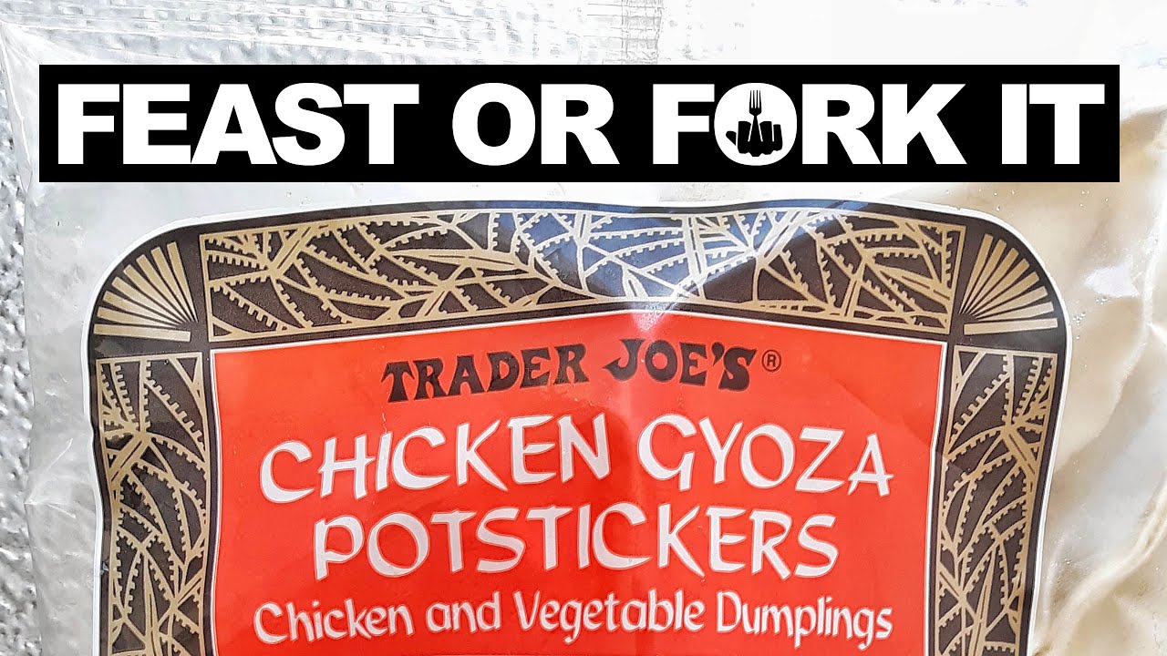 Trader Joe's Chicken Gyoza Potstickers  Chicken gyoza, Potstickers, Trader  joes