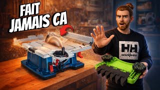 Scie table ERREURS à ne pas faire 😱