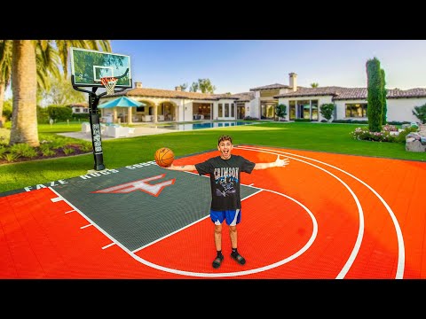 I Built an OFFICIAL Basketball Court in my Backyard!