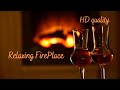 Relax white noise fireplace with your family