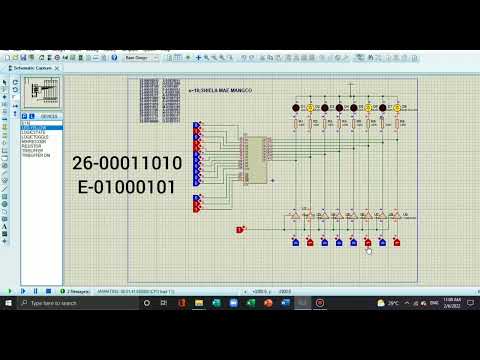 Simulate semiconductor memory using Proteus and 6116 SRAM || CPP115 LAB0