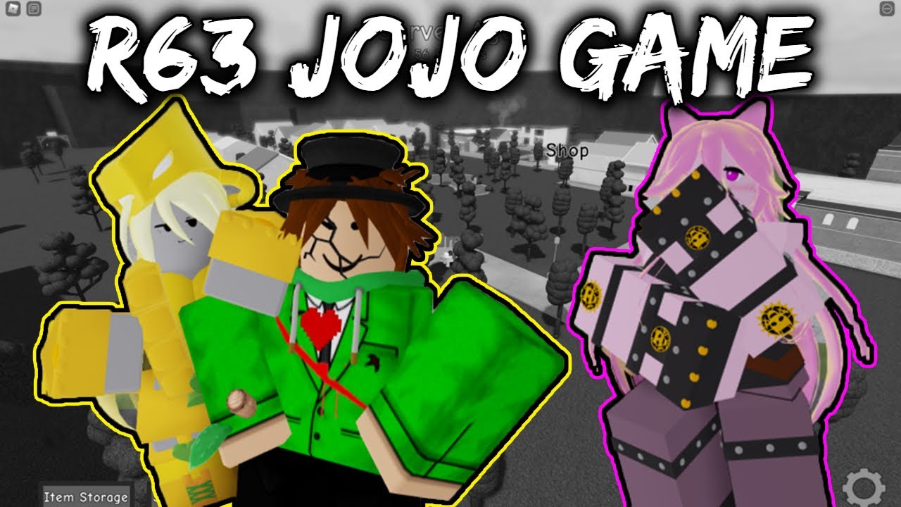 GJJG - REVISITING THAT R63 JOJO GAME - ROBLOX 