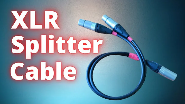How to Make XLR Splitter Cable | 3 Pin Dual XLR Female to Male XLR