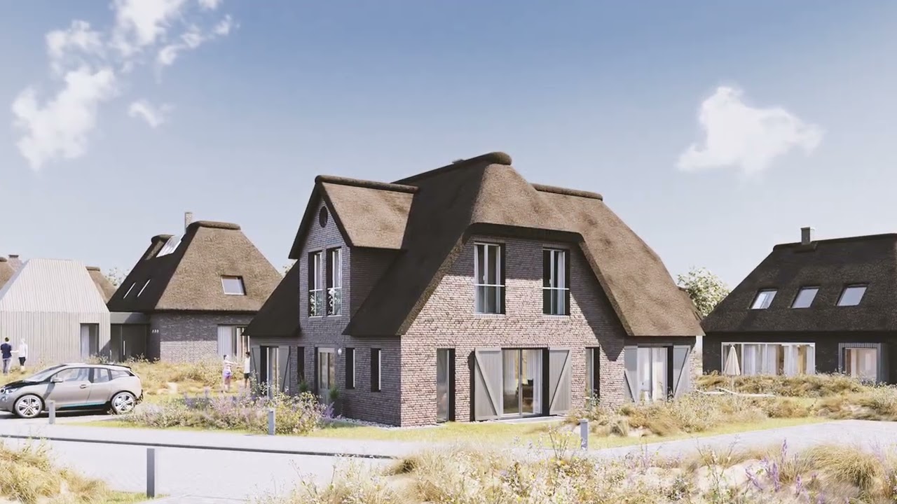 Dünenpark List auf Sylt - Visualisierung Ferienhäuser // BIG-BAU Projekt- und Stadtentwicklung