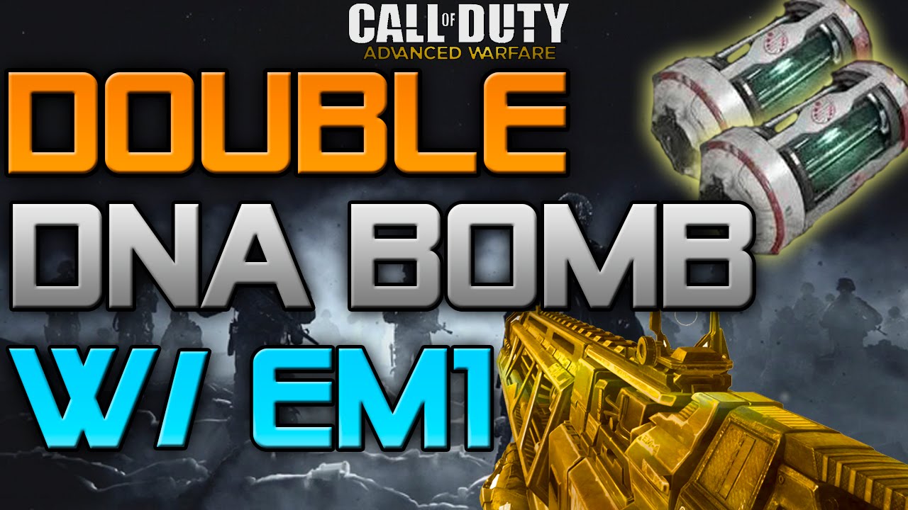 Advanced Warfare: Double DNA Bomb w/ EM1 (CoD AW: Laser Gun Double DNA Bomb)