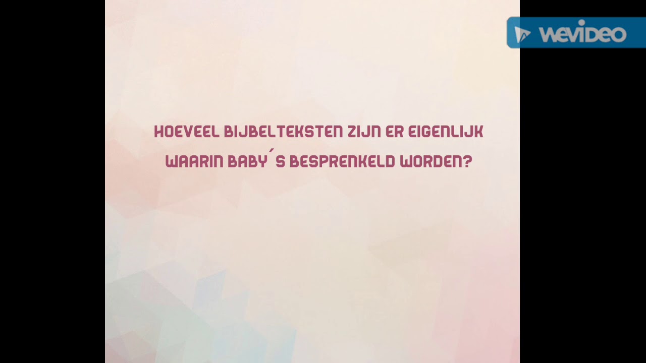Kinderdoop of volwassendoop / geloofsdoop? Wat zegt de bijbel?