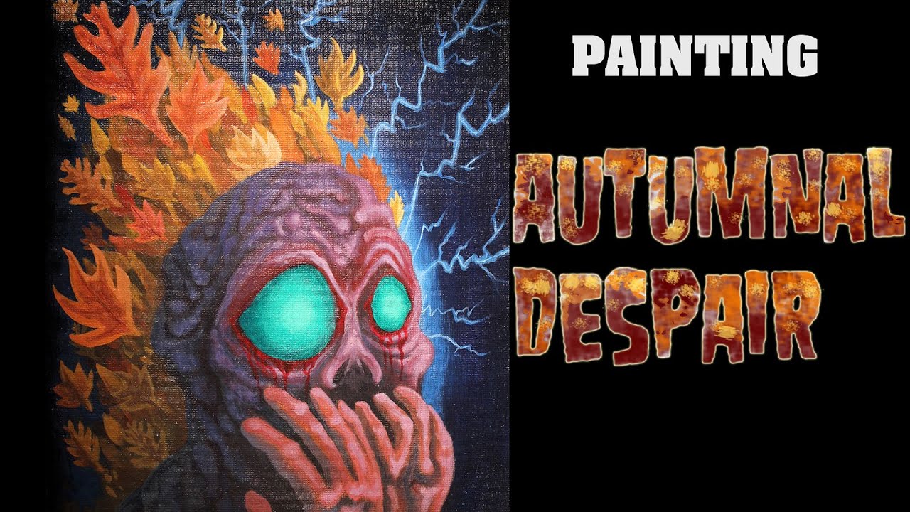 Acrylic Painting Tutorial- Fantasy/ surreal painting process.