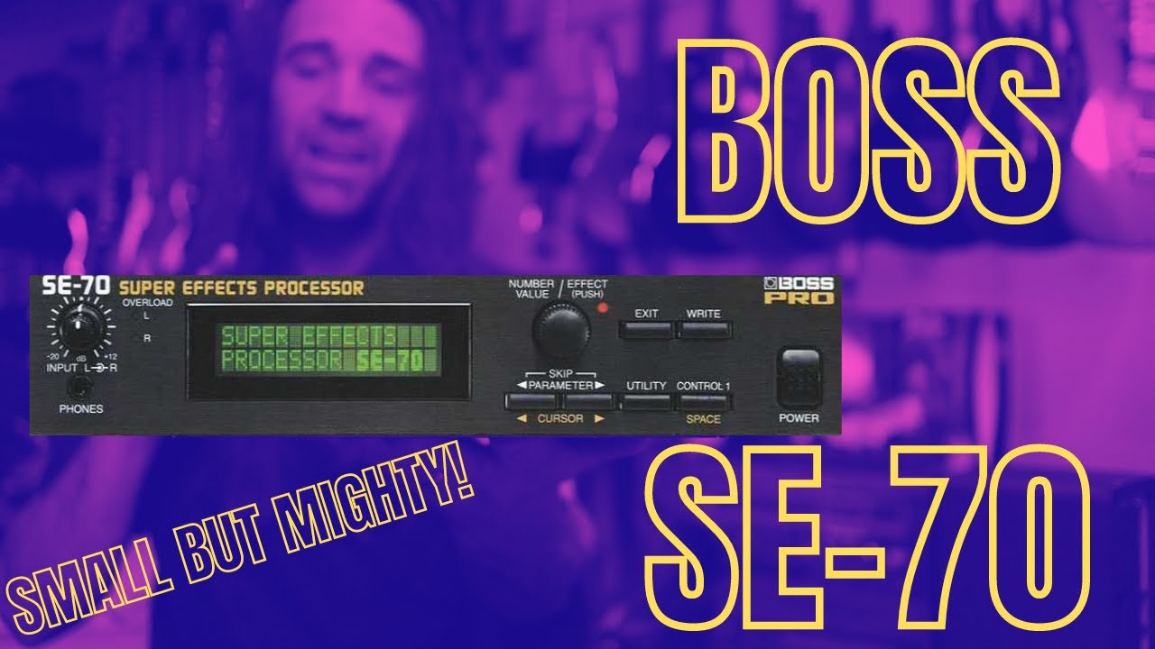 Boss SE-50 Stereo Effects Processor Demo SE50 - YouTube