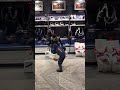 snow day for the Gudbranson kids = trying to score on dad’s teammates!