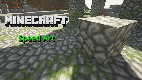 Minecraft Speed Art: Cobblestone – Immersion 32x