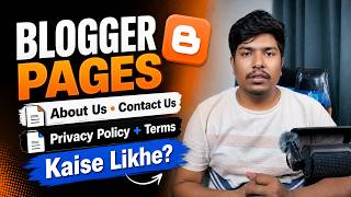 How to Create About Us, Contact Us, Privacy Policy & Terms Pages in Blogger | Complete Guide