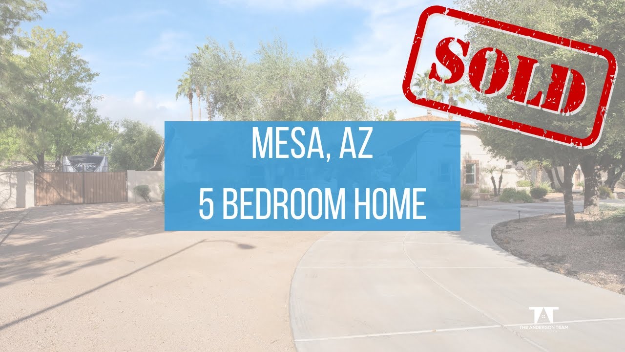 SOLD: 5-Bed + Casita Home in Mesa, Arizona | 1 Acre + Pool + RV Gate + No HOA