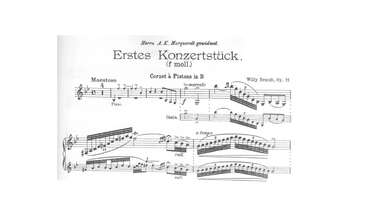 Vassily Brandt: Concertpiece n.1 op.11 (Matthias Höfs, trumpet