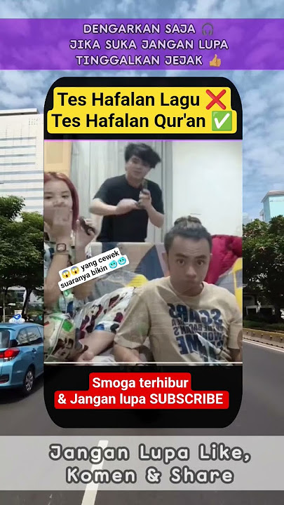 TAK DISANGKA YANG CEWEK SUARANYA 😱😱 #merdu #murottal #quran #viral #zidane