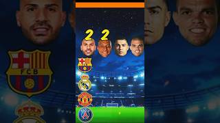 CristianoRonaldo vs ricardo Quaresma vs kylin mbappe vs pepe  #viralshort #comparision