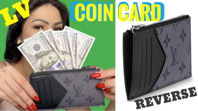 Louis Vuitton Coin Card Holder Monogram Eclipse Reverse REVIEW 