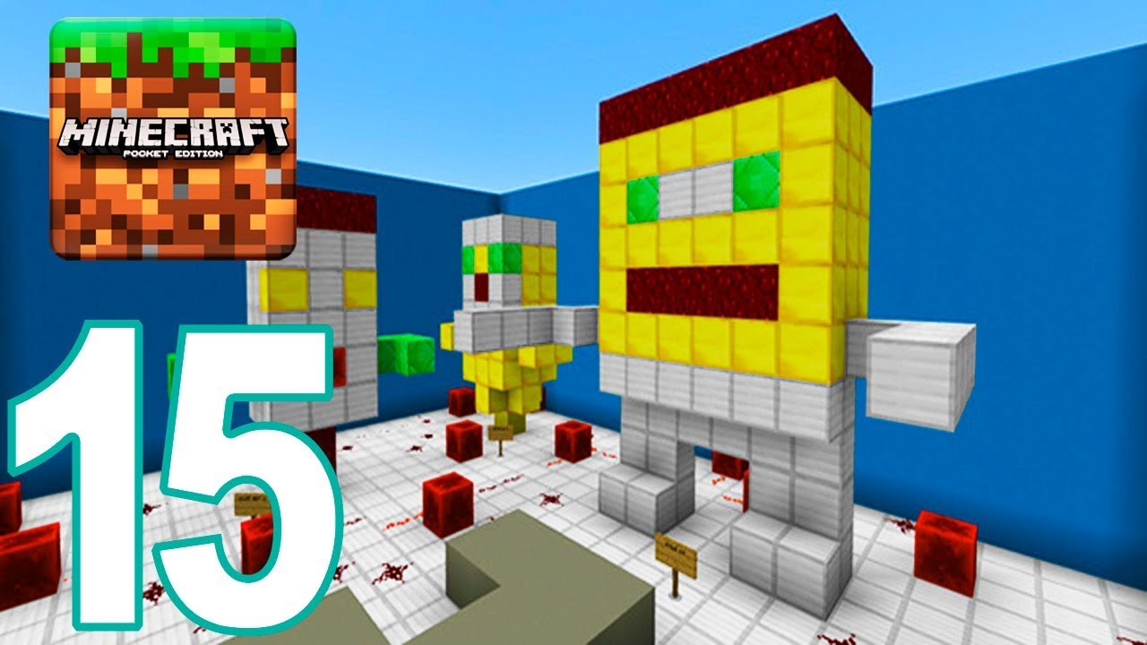 Minecraft: PE - Find The Button: Futuristic Edition - Gameplay Walkthrough Part 15 (IOS ANDROID)