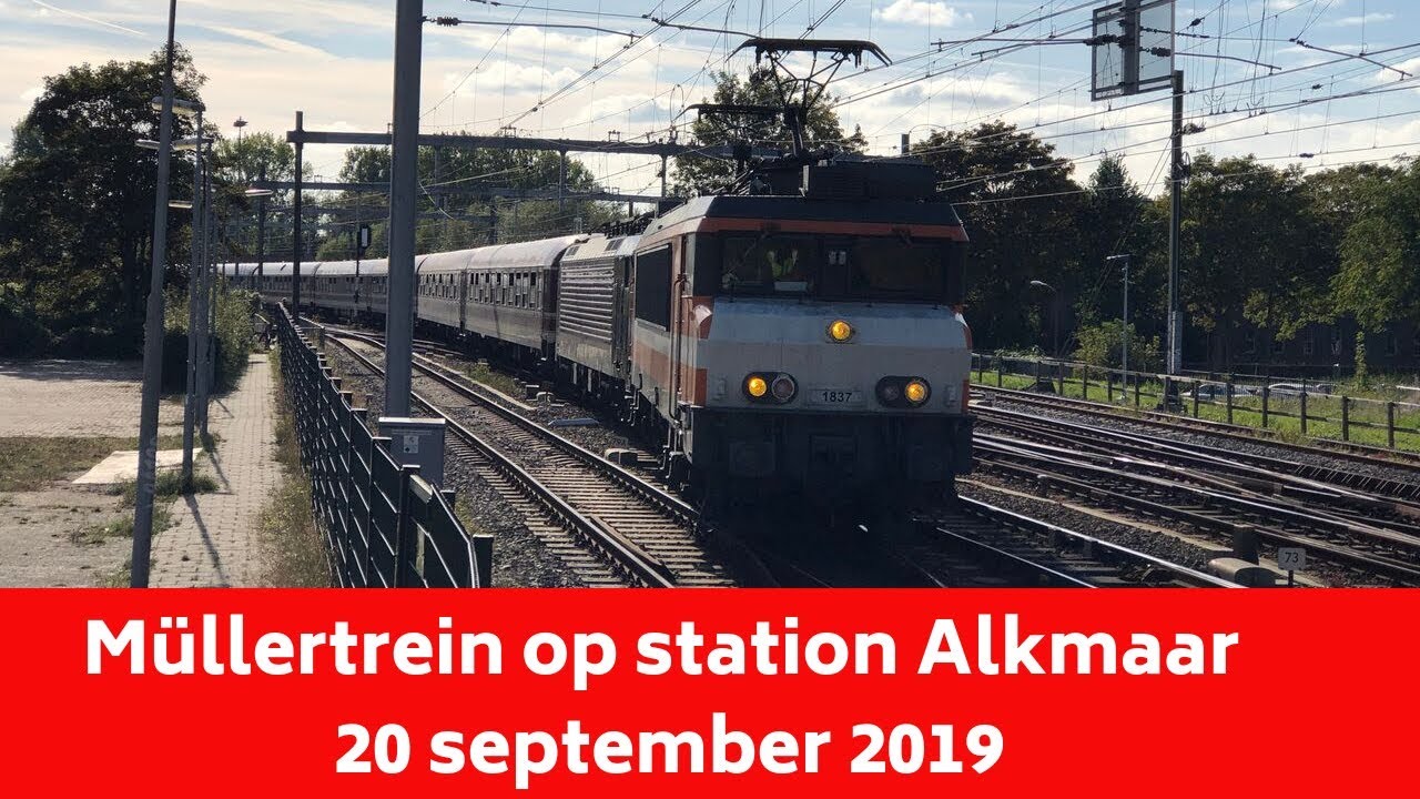 Müllertrein op station Alkmaar - 20 september 2019
