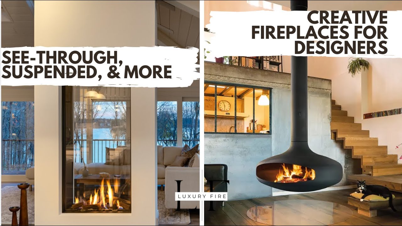 Unique Designer Fireplaces You Can't Miss-Luxury Fire