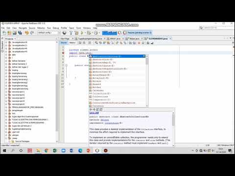 Membuat program void dan function Array menggunakan netbeans 12.0