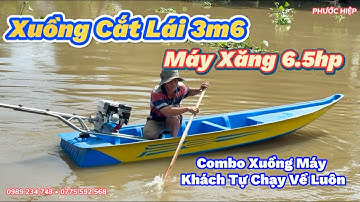 Xuồng Cắt Lái 3m6 Nhỏ Gọn Đi Câu Cá, Xuồng Câu Copmosite || PHƯỚC HIỆP 0775 592 568