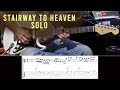 Led Zeppelin - Stairway To Heaven (Solo) - Guitar Lesson With Tab