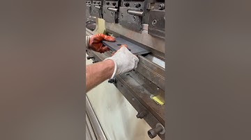 Press Brake Bending 1/2" Steel