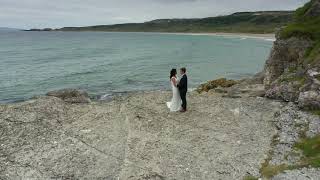 Bride and Groom go down to the sea (NI)