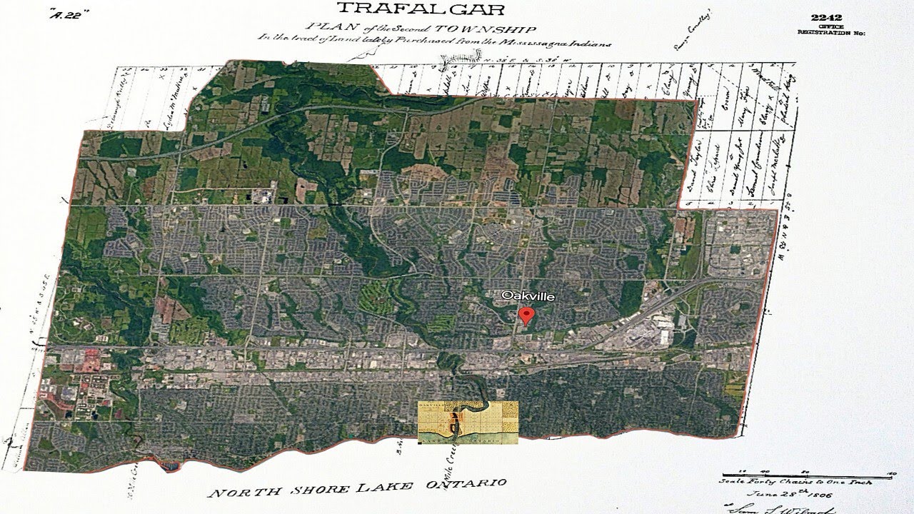 Oakville through Historical Maps in less than a minute YouTube