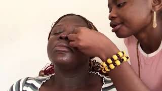 ASMR RELAXING EYELASHES PICKING AND FACE TOUCHING 😴😴