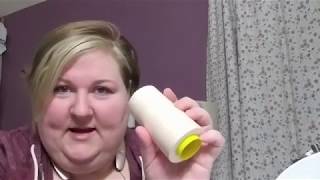 Use cone thread on your home sewing machine TUTORIAL